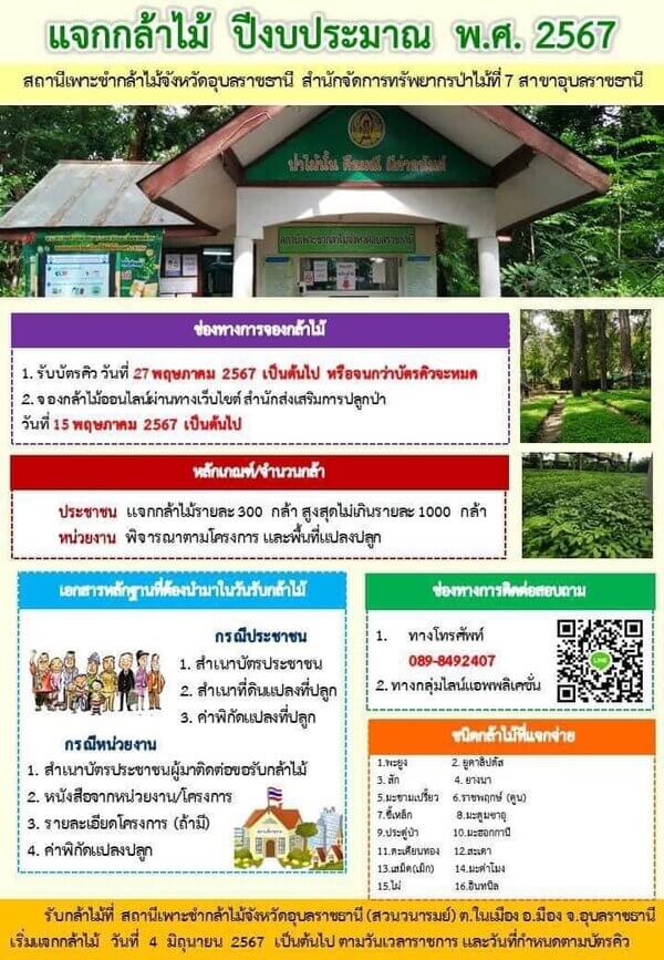 แจกกล้าไม้จังหวัดอุบลราชธานี.jpg