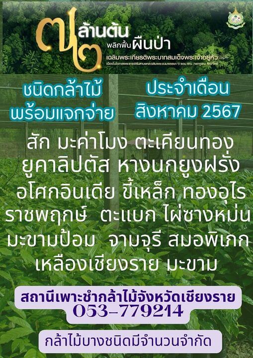 แจกกล้าพันธุ์ไม้จังหวัดเชียงราย.jpg