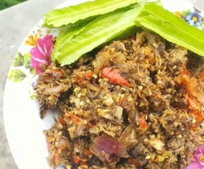 น้ำพริกแมงจอน (แมงกระชอน) อาหารพื้นบ้านภาคเหนือ