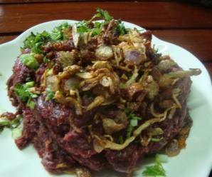 ลาบไก่บ้าน วิธีทำลาบไก่ ลาบภาคเหนือ