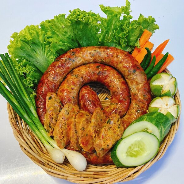 อาหารพื้นเมืองภาคเหนือ ไส้อั่ว ส่วนผสม ไส้อั่ว