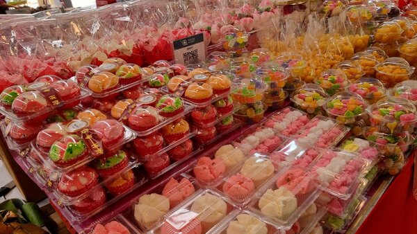 ตลาดเสรี นครปฐม ร้านขนมหวาน