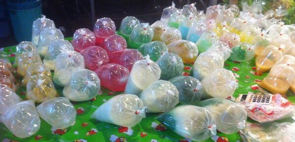 ตลาดสดเมืองร้อยเอ็ด ร้านขนมหวาน