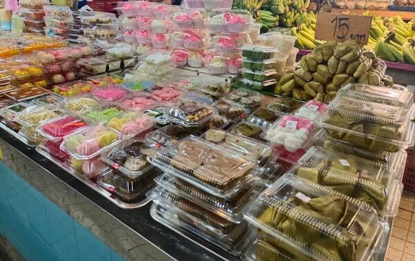 ตลาดศิริวัฒนา เชียงใหม่ ร้านขนมไทย