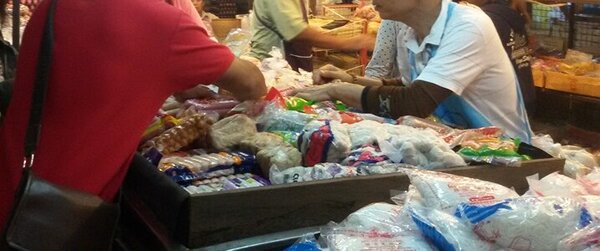 ตลาดสด อุบลราชธานี ตลาดสดเทศบาลตำบลน้ำยืน ร้านของสด