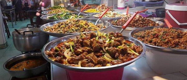 ตลาดเช้าคลองสาน ตลาดเงินวิจิตร ร้านขายกับข้าว