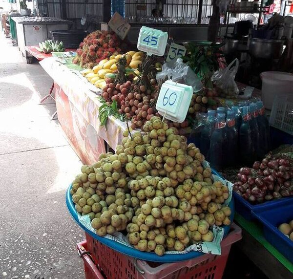 ตลาดสดเทศบาลศรีวิไล ร้านขายผลไม้