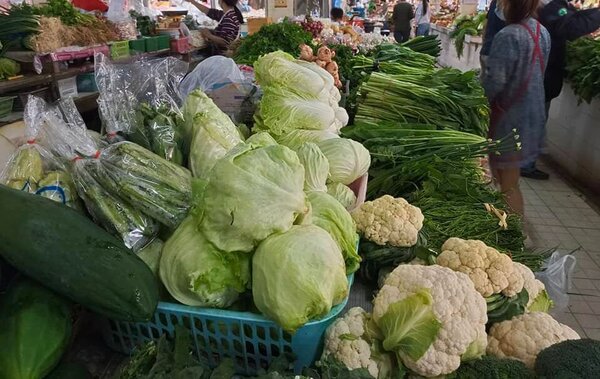 ตลาดศิริวัฒนา เชียงใหม่ ร้านขายผัก