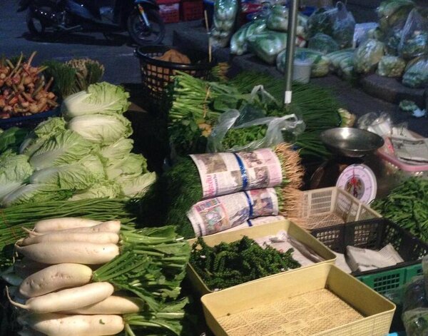 ตลาดสด อุตรดิตถ์ ตลาดสดเทศบาล 3 ร้านขายผัก