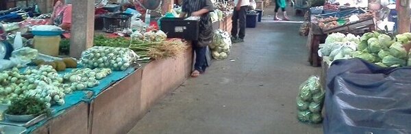 ตลาดหัวเวียง ตลาดเช้าเชียงราย ร้านขายผัก