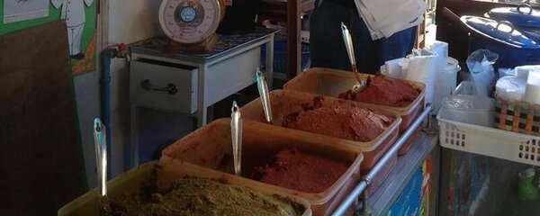 ตลาดสดเทศบาลเมืองปทุมธานี ตลาดสด ปทุมธานี ร้านขายเครื่องแกง