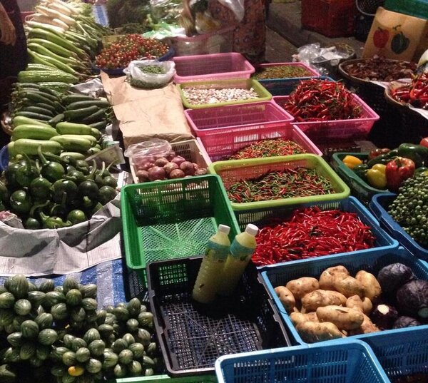 ตลาดสด อุตรดิตถ์ ตลาดสดเทศบาล 3 ร้านผักสวนครัว
