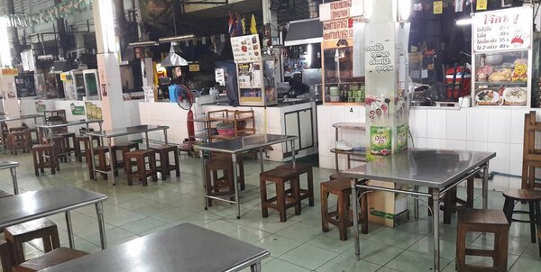 ตลาดผัก ผลไม้ ตลาดเงินวิจิตร ศูนย์อาหาร