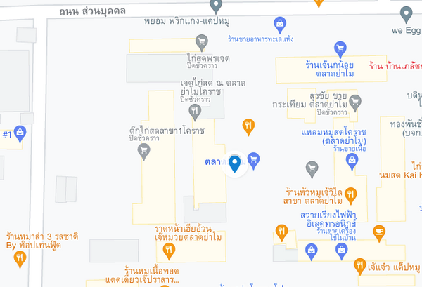 แผนที่ตลาดย่าโม