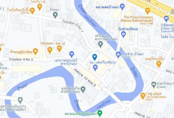 แผนที่ตลาดสดเกียรติปรุง