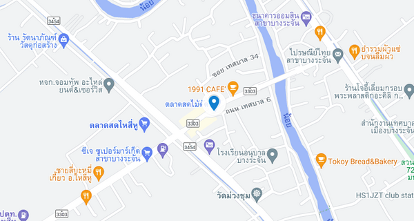 แผนที่ตั้งตลาดสดไม้ดัด แผนที่ตลาดสดไม้ดัด