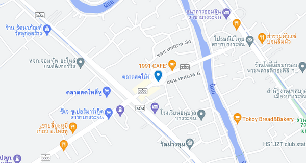 แผนที่ตลาดสดไม้ดัด