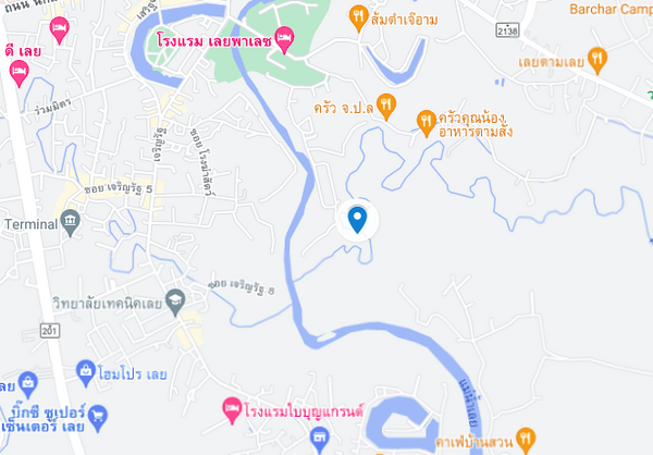 แผนที่ตลาดเย็นบ้านติ้ว