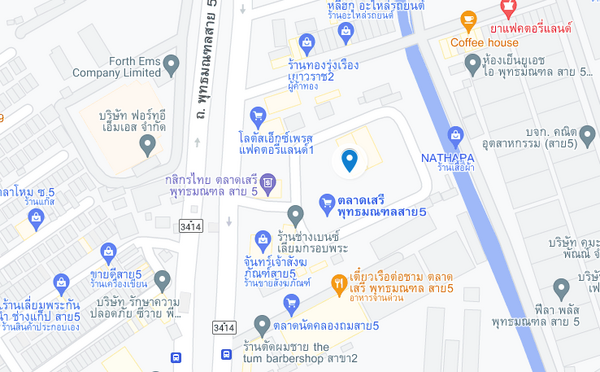 แผนที่ตั้งตลาดเสรี จ.นครปฐม แผนที่ตลาดเสรี