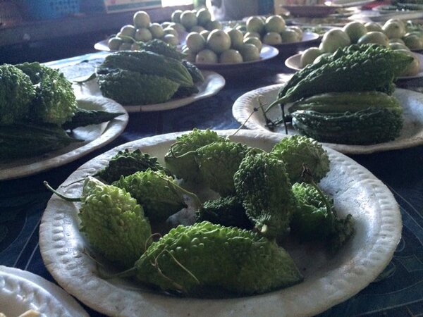 ตลาดแม่ฟ้าหลวง มะระขี้นก