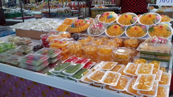 ตลาดสดนครราชสีมา ตลาดสดแม่สมบูรณ์ จอหอ ร้านขนมหวาน