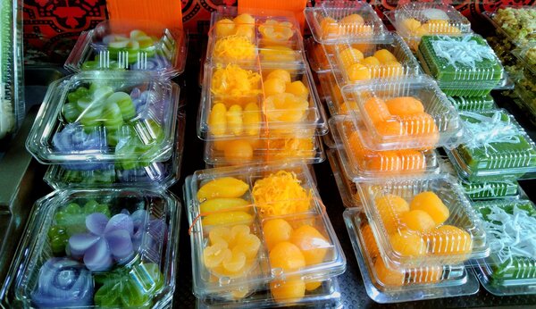 ตลาดไทยศิริ 1 ตลาดสดอุดรธานี ร้านขนมหวาน
