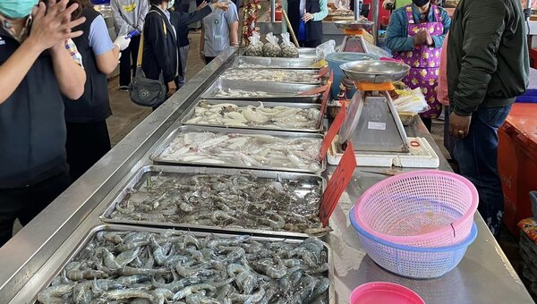 ตลาดสดกาฬสินธุ์ ร้านของทะเล