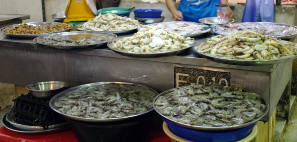 ตลาดเช้านครศรีธรรมราช ตลาดสดเทศบาลนครศรีธรรมราช ร้านของทะเล