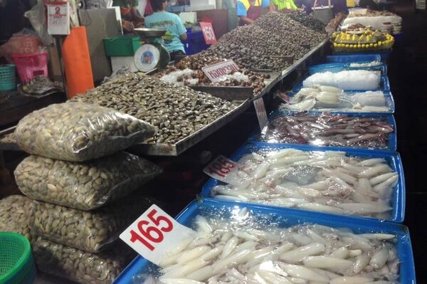 ตลาดไท ขายปลีก ตลาดผักค้าส่ง ร้านของทะเล