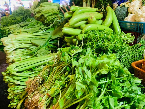 ตลาดสดไทยศิริ 1 ตลาดไทยศิริ อุดรธานี ร้านขายผัก