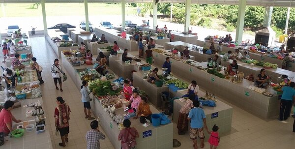 ตลาดสดเมืองเลย ตลาดสดเทศบาลตำบลน้ำสวย ร้านค้าในตลาดสดเทศบาลตำบลน้ำสวย(หลังใหม่)