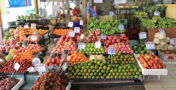 ตลาดอ่อนนุช ร้านผลไม้