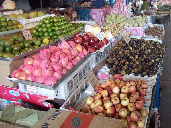 ตลาดสดเทศบาลเมืองนครพนม ร้านผลไม้