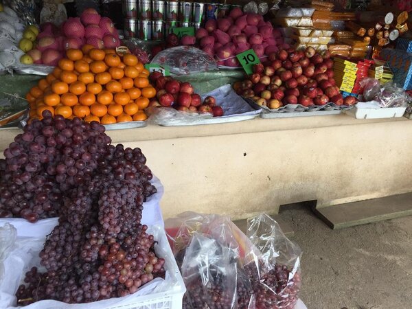 ตลาดสดขลุง จันทบุรี ตลาดสดเทศบาลเมืองขลุง ร้านผลไม้