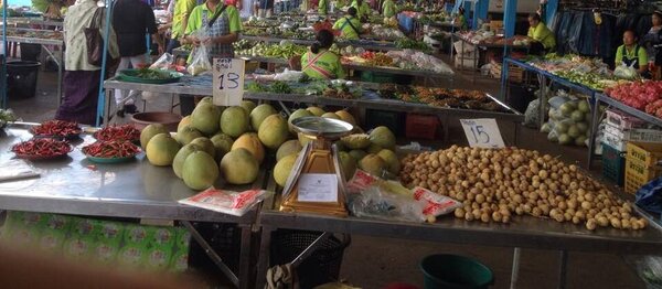 ตลาดเช้ากาฬสินธุ์ ร้านผลไม้