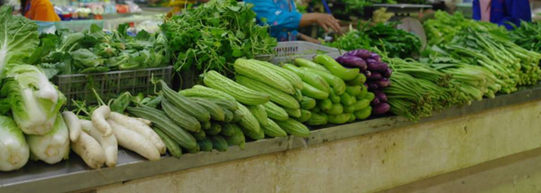 ตลาดสดเทศบาลนครศรีธรรมราช ร้านผัก