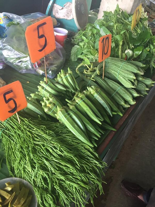 ตลาดสดวังสีสูบ ตลาดสดอุตรดิตถ์ ร้านผัก
