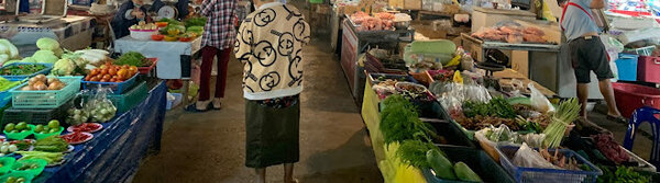 ตลาดศรีสวัสดิ์ ตลาดสดพิจิตร ร้านผัก