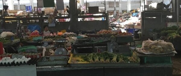 ตลาดสดขลุง จันทบุรี ตลาดสดเทศบาลเมืองขลุง ร้านผัก