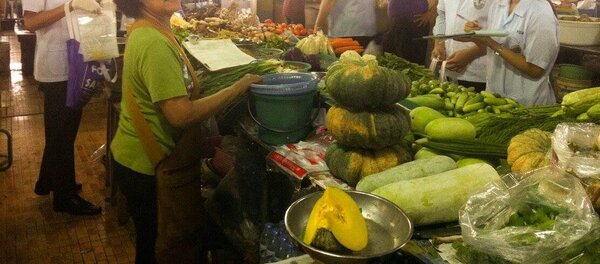 ตลาดสดกุยบุรี ร้านผักสด