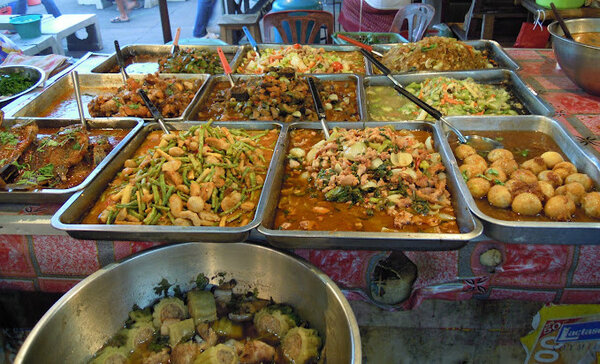 ตลาดสดเทศบาล 3 ศรีสะเกษ ร้านอาหารปรุงสุก