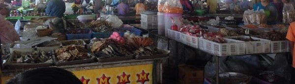 ตลาดเช้า ประจวบคีรีขันธ์ ร้านอาหารแปรรูป