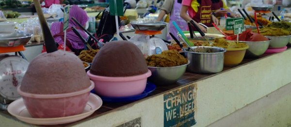 ตลาดเช้านครศรีธรรมราช ตลาดสดเทศบาลนครศรีธรรมราช ร้านเครื่องแกง