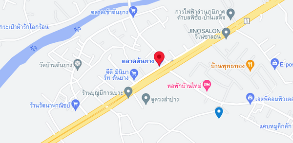 แผนที่ตลาดต้นยาง