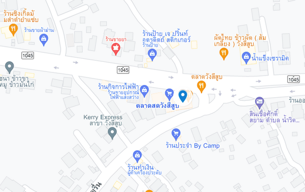 แผนที่ตั้งตลาดวังสีสูบ จ.อุตรดิตถ์ แผนที่ตลาดวังสีสูบ
