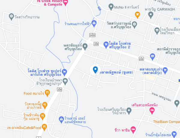 แผนที่ตลาดสดณัฐพงษ์ (ชูเดช)