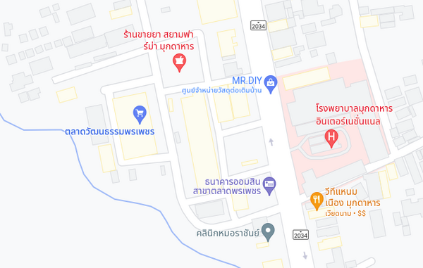 แผนที่ตั้งตลาดสดพรเพชร แผนที่ตลาดสดพรเพชร