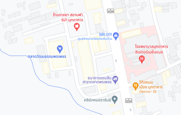 แผนที่ตลาดสดพรเพชร