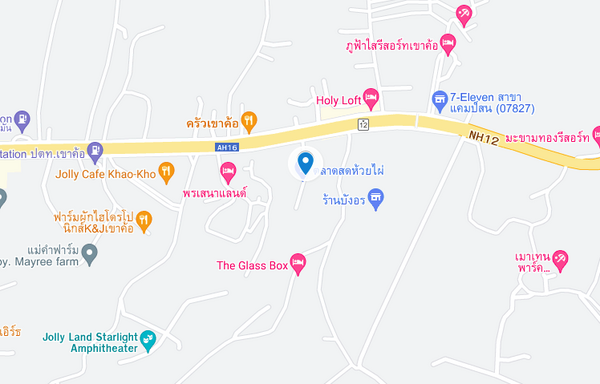 แผนที่ตั้งตลาดสดห้วยไผ่ แผนที่ตลาดสดห้วยไผ่