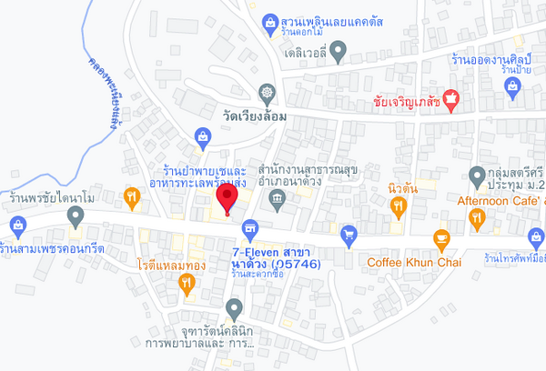 แผนที่ตั้งตลาดสดเจ๊สวย จ.เลย แผนที่ตลาดสดเจ๊สวย